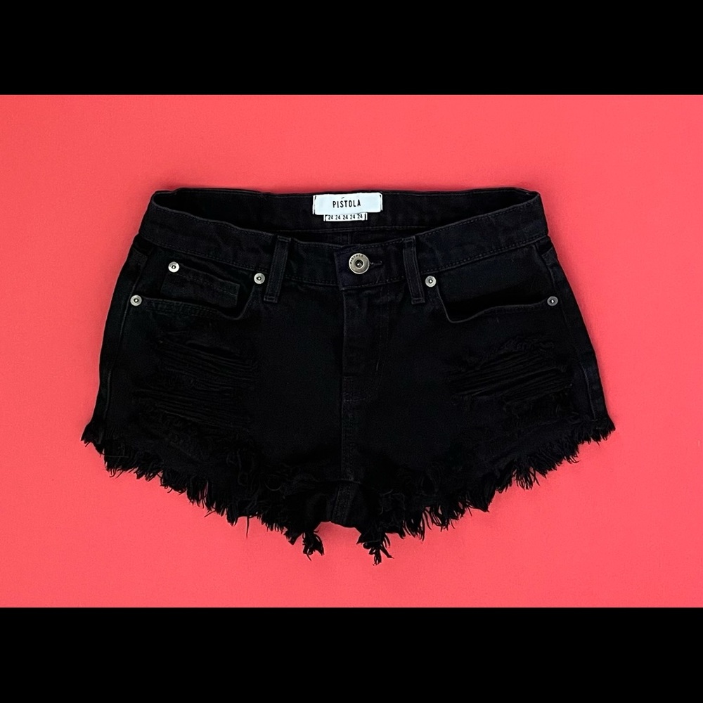 Black Pistola Denim Shorts